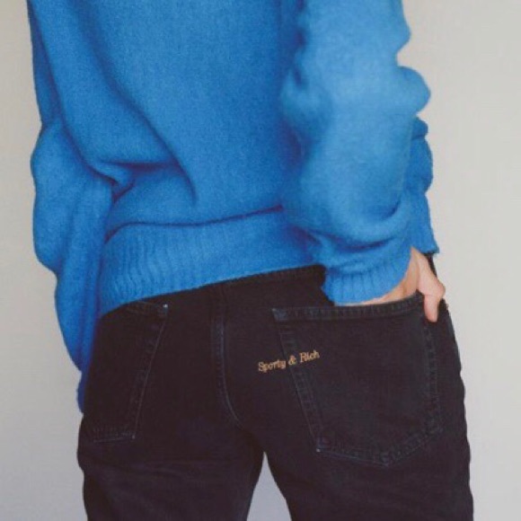 sporty & rich Denim - Sporty and Rich x Harmony Paris Black Jeans 26